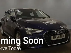 Blue Used 2021 Audi A3 Sportback e-tron S-Line Sedan | £14,790 (Fair price)