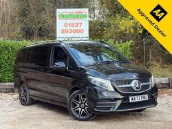 Black Used 2022 Mercedes V220 AMG line MPV | £49,999 (Fair price)