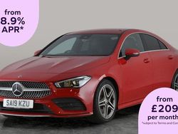 Red Used 2019 Mercedes CLA220 AMG line Sedan | £17,740 (Super price)