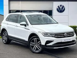 White Used 2021 VW Tiguan Elegance+ SUV | £22,990 (Good price)