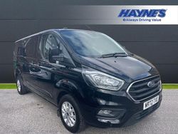 Black Used 2022 Ford Transit Custom Limited Van | £23,995 (Fair price)