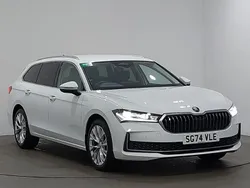 White Used 2024 Skoda Superb SE L Estate | £28,298 (Expensive)