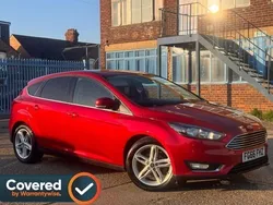 Red Used 2016 Ford Focus Titanium Hatchback | £4,195 (Fair price)