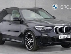 Black Used 2019 BMW X5 M Sport SUV | £33,600 (Fair price)