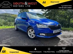 Blue Used 2021 Skoda Fabia SE Hatchback | £7,655 (Good price)