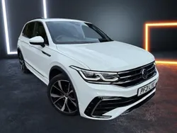 White Used 2021 VW Tiguan R-line SUV | £25,190 (Fair price)