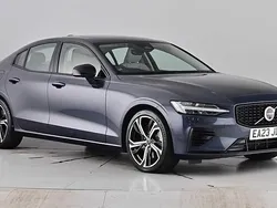 Denim blue Used 2023 Volvo S60 Ultimate Sedan | £34,995 (Fair price)