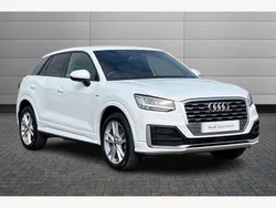 Ibis white Used 2018 Audi Q2 S-Line SUV | £14,695 (Fair price)