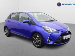 Blue Used 2019 Toyota Yaris Hatchback | £11,699 (Fair price)