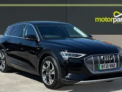 Mythos black metallic Used 2021 Audi e-tron Sport SUV | £22,350 (Fair price)