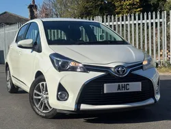 White Used 2015 Toyota Yaris Multidrive S Hatchback | £8,445 (Fair price)