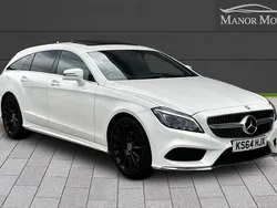 White Used 2015 Mercedes CLS350 Shooting Brake AMG line Estate | £16,200