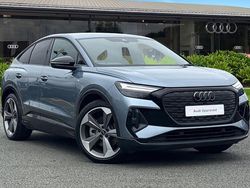 Blue Used 2024 Audi Q4 Sportback e-tron Black Edition SUV | £35,250