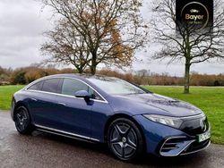 Blue Used 2022 Mercedes EQS450+ AMG line Sedan | £42,985 (Super price)