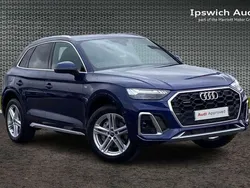 Blue Used 2024 Audi Q5 S-Line SUV | £40,901 (Fair price)