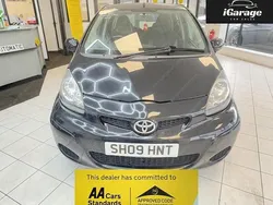 Black Used 2009 Toyota Aygo Hatchback | £1,999 (Fair price)