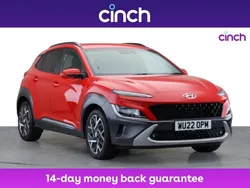 Red Used 2022 Hyundai Kona Premium SUV | £14,989 (Good price)