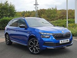 Race blue metallic Used 2021 Skoda Kamiq Monte Carlo SUV | £15,495 (Good price)