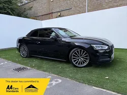 Black Used 2017 Audi A5 Cabriolet S-Line Cabriolet | £16,495 (Fair price)