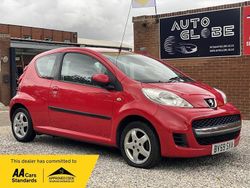 Red Used 2009 Peugeot 107 Hatchback | £1,990 (Fair price)