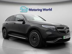 Black Used 2021 Mercedes EQC400 AMG line SUV | £28,700 (Fair price)