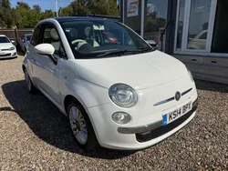 White Used 2014 Fiat 500 Lounge Hatchback | £3,990 (Fair price)