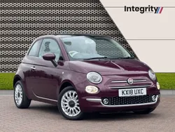 Red Used 2018 Fiat 500 Lounge Hatchback | £6,700 (Fair price)