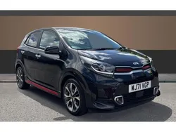 Black Used 2021 Kia Picanto 4 Hatchback | £12,056 (Fair price)