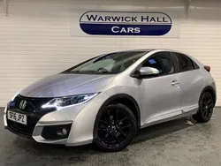 Silver Used 2016 Honda Civic Sport Hatchback | £8,995 (Good price)