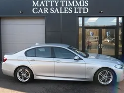 Silver Used 2015 BMW 520 M Sport Sedan | £7,499 (Fair price)