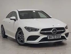 White Used 2020 Mercedes CLA200 AMG line Sedan | £21,998 (Fair price)