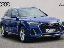 Blue Used 2022 Audi Q5 S-Line SUV | £29,965 (Good price)