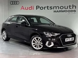 Black Used 2023 Audi A3 Sport Hatchback | £20,290 (Fair price)