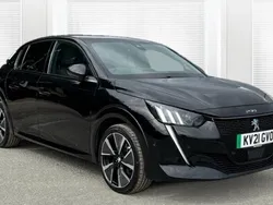 Black Used 2021 Peugeot e-208 Premium Hatchback | £11,515 (A bit pricey)