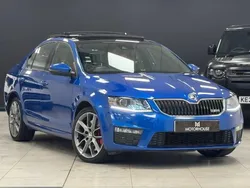 Blue Used 2015 Skoda Octavia vRS Hatchback | £6,995 (Fair price)