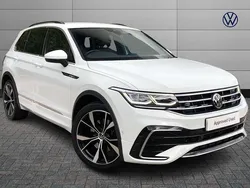 White Used 2022 VW Tiguan R-line SUV | £29,690 (Fair price)