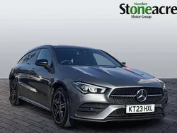 Grey Used 2023 Mercedes CLA250e AMG Line Premium Sedan | £23,500 (Fair price)