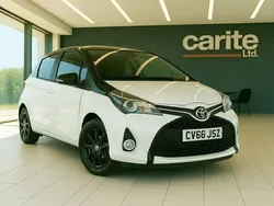 White Used 2016 Toyota Yaris Design Hatchback | £7,495 (Fair price)
