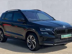 Black magic pearl effect Used 2025 Skoda Karoq SportLine SUV | £31,250 (A bit pricey)