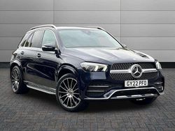 Blue Used 2022 Mercedes GLE350 AMG Line Premium SUV | £45,590 (Fair price)
