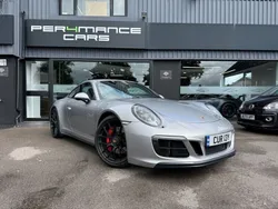 Silver Used 2018 Porsche 911 Carrera 4 GTS Coupe | £72,990 (Fair price)