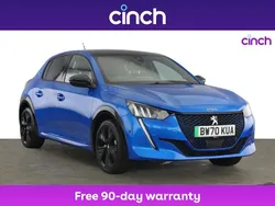 Blue Used 2021 Peugeot e-208 GTi Hatchback | £12,549 (Fair price)