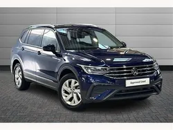 Atlantic blue Used 2024 VW Tiguan Allspace Life SUV | £29,295 (Good price)