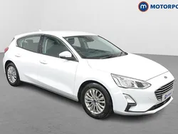 White Used 2019 Ford Focus Titanium Hatchback | £12,049 (Fair price)