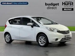 White Used 2015 Nissan Note Acenta MPV | £5,999 (Fair price)