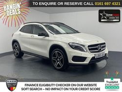 White Used 2015 Mercedes GLA220 AMG line SUV | £10,940 (Fair price)