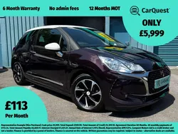Mauve/purple Used 2016 DS Automobiles DS3 Elegance Hatchback | £5,999 (A bit pricey)