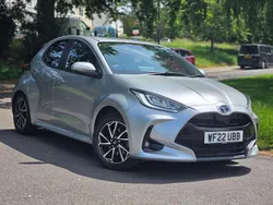 Silver Used 2022 Toyota Yaris Hybrid Design Hatchback | £10,999