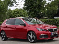 Red Used 2018 Peugeot 308 GT-line Hatchback | £7,490 (Fair price)