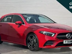 Red Used 2019 Mercedes A35 AMG Premium Plus Hatchback | £25,075 (Super price)